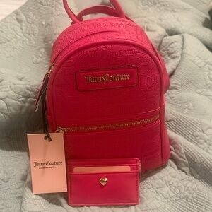 Juicy Couture Vibrant Pink Backpack